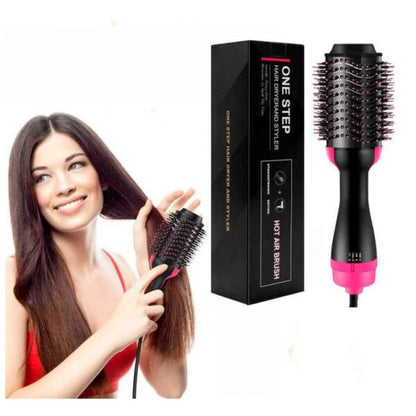 One Step Hot Air Brush | 3-in-1 | Dryer, Straightener & Volumizer for Effortless Styling.